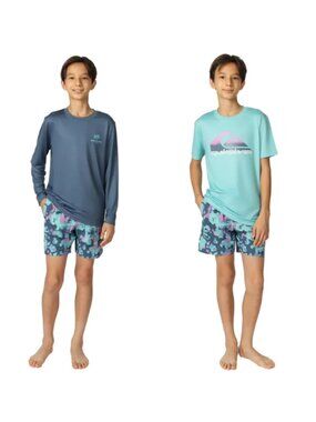Quiksilver Youth 3-piece Swim Set Size L